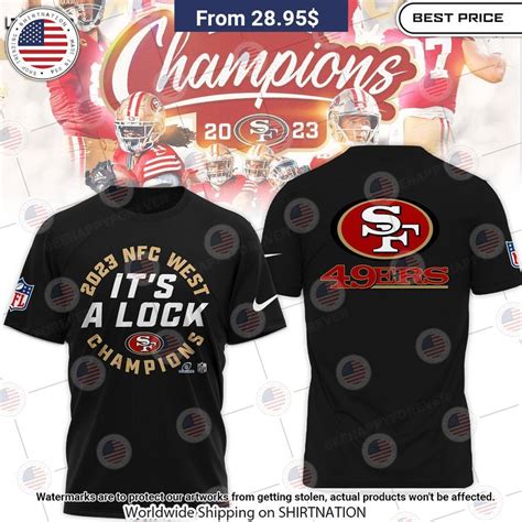 San Francisco 49ers Nfc West Division Champions Hoodie • Shirtnation