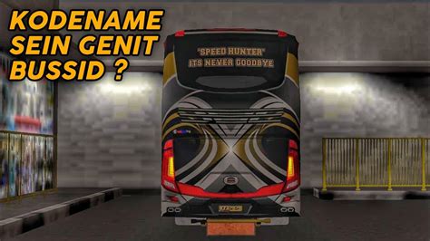 KODENAME Sein Genit Bussid V3 6 1 YouTube