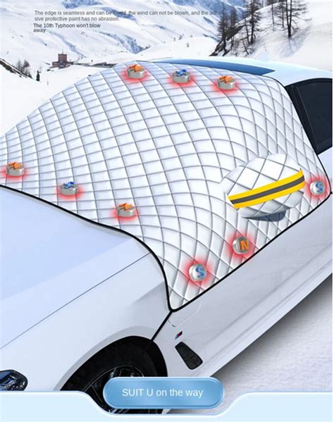 Thicken Car Snow Cover Ice Frost Dust Guard Shield Sun Shade Protector