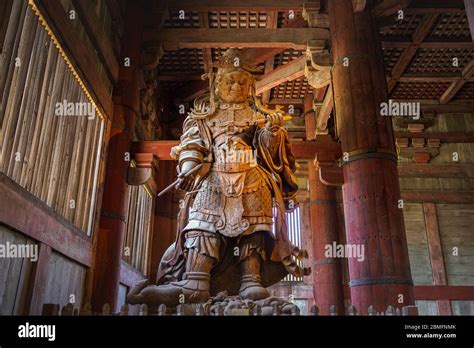 Bishamonten One Of The Japanese Seven Gods Of Fortune At Todaiji