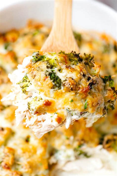 Broccoli Chicken Casserole with Cream Cheese and Mozzarella – Chicken ...