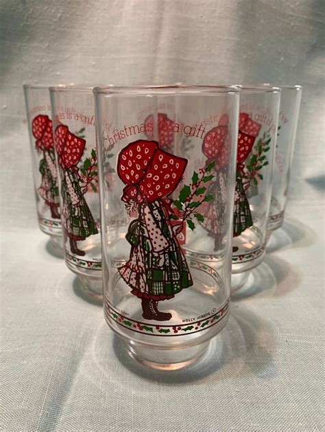 Set Of 6 Vintage Hollie Hobbie Christmas Is A T Of Joy American