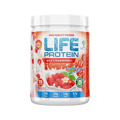 Купить Протеин LIFE Protein (США) (земляника) (15 порц/500 гр) в Крыму ...