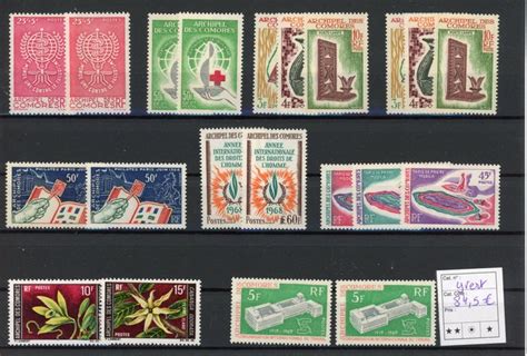 Monde Lot De Timbres Neufs Sur Cartes Cote Totale Catawiki