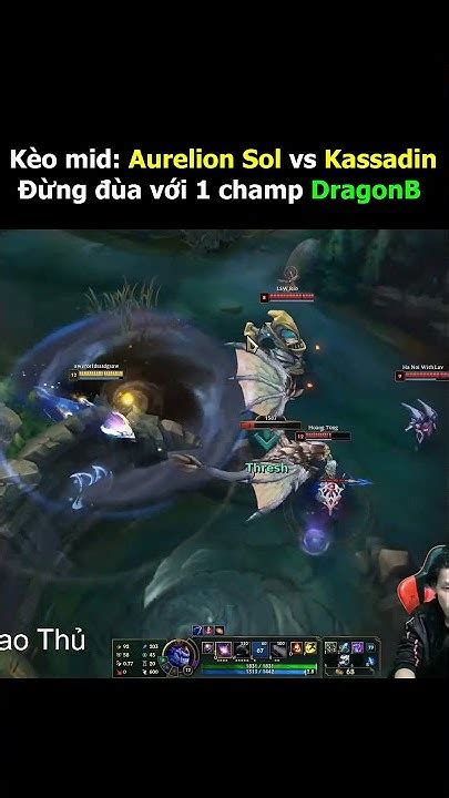 Dragonb Aurelion Sol KÈo Mid VỚi Kassadin Rank Cao ThỦ Shorts Youtube