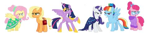 Alternate Mane Six By Evergreen2024 On Deviantart