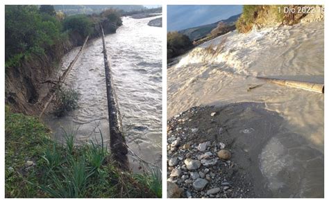 Maltempo Nel Cosentino Il Fiume Trionto Esonda E Danneggia L