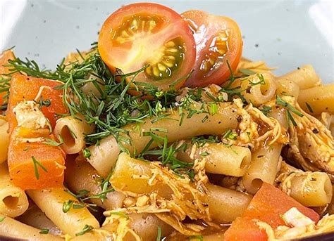 Pastas Con Pollo Desmechado Alimentos Doria