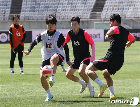 자메이카전 앞두고 훈련하는 여자축구 대표팀 네이트 뉴스