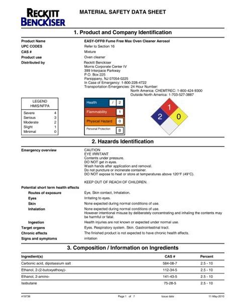 Safety Data Sheet Ethanol And Gasoline Mixture Off