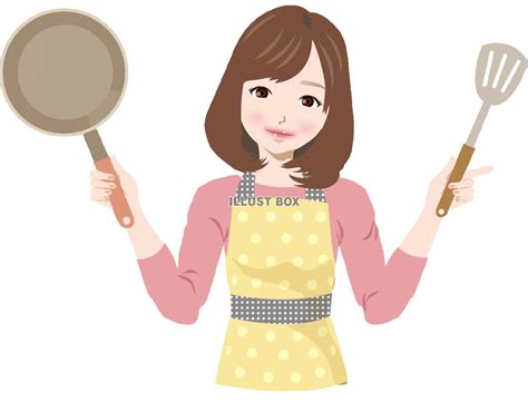 無料イラスト お母さん お料理