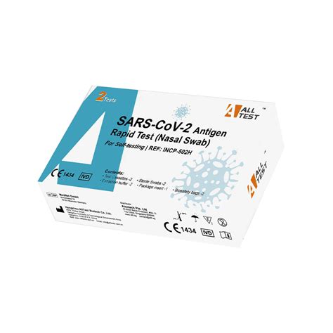 Exp May 2026 Alltest COVID 19 ART Antigen Rapid Test Kit 2 Tests