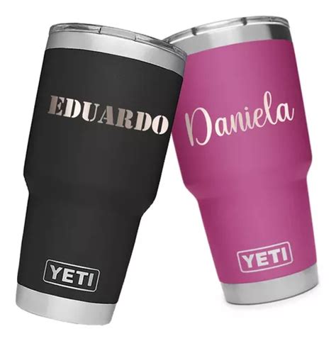 Termo Yeti Acero Inoxidable Personalizado Laser 2 Piezas