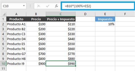 El S Mbolo En Una F Rmula De Excel Excel Total