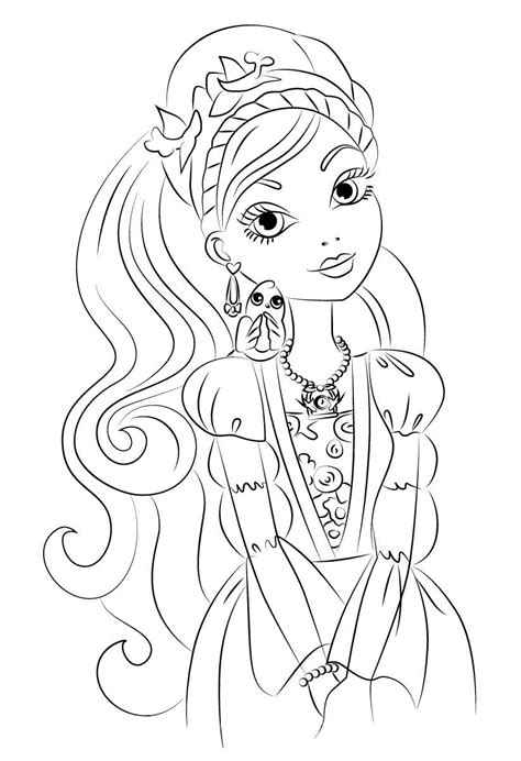 Ever After High Para Colorear Pintar E Imprimir