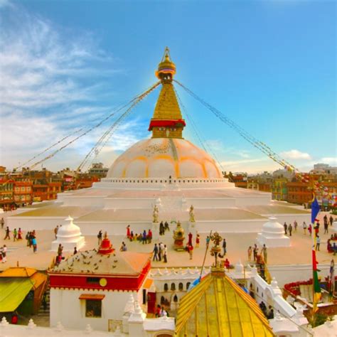 Sunset At The Boudhanath Stupa Kathmandu Nepal Travel Off Path