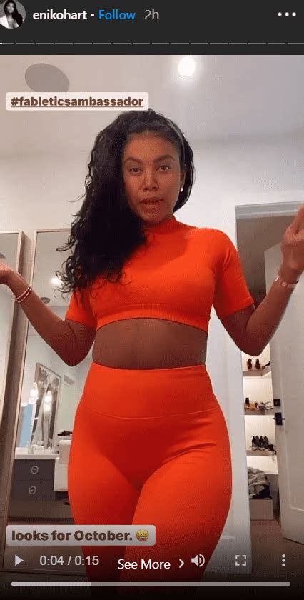 Kevin Harts Wife Eniko Proudly Flaunts 10 Day Postpartum Body In Orange Crop Top And Pants