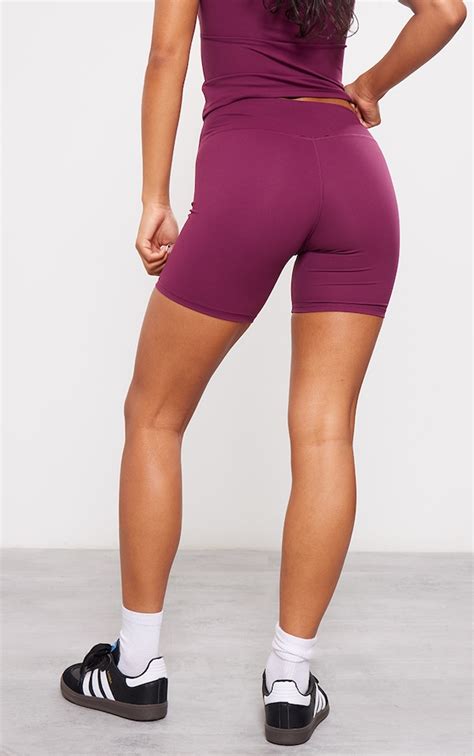 Plum Sculpt High Waist Gym Shorts Activewear Prettylittlething Usa