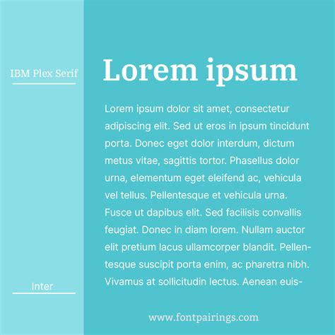 Inter Font Pairing - fontpairings.com