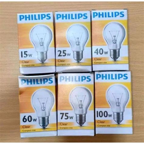 Jual Lampu Pijar Philips 100w Shopee Indonesia