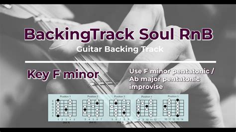 Smooth RnB Backing Track In F Minor For Guitar Improv BackingTrack