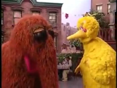 Big Bird And Snuffy In The Street We Live On Big Bird Sesame Street