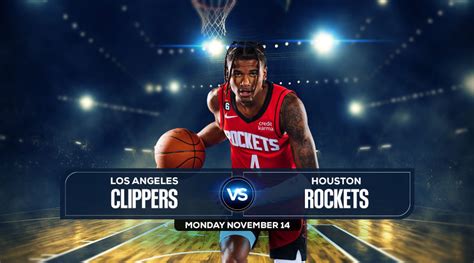 Clippers Vs Rockets Prediction Preview Odds Picks Nov