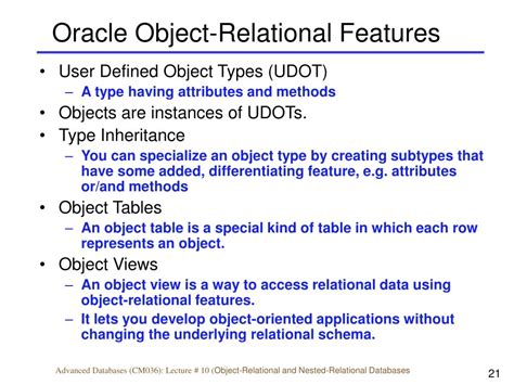 Ppt Object Relational And Nested Relational Databases By Dr Akhtar