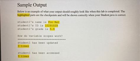 Solved Cse Lab Lab Topics Variable Scopes Object Chegg