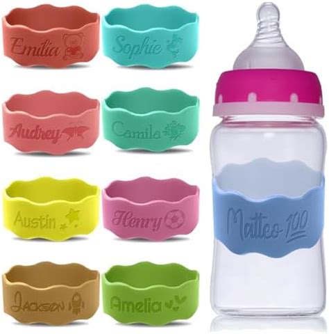 Amazon Custom Baby Bottle Labels Personalized Silicone Bottle