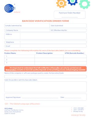 Fillable Online Verification Service Application Form Gs Ireland Fax