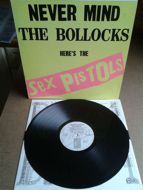 Popsike Sex Pistols Never Mind The Bollocks Here S The Sex