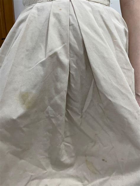 Warehouse Nude Beige Dress Fesyen Wanita Pakaian Wanita Gaun Rok