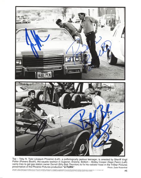 U Turn Movie Cast Autographed Signed Photograph Co Signed By Sean