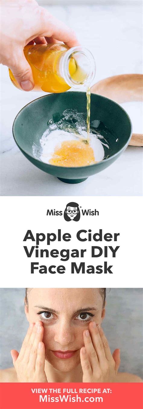 An Apple Cider Vinegar Diy Face Mask