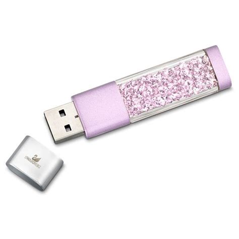 Swarovski USB Crystalline Memory Stick Light Lilac 59 Liked On