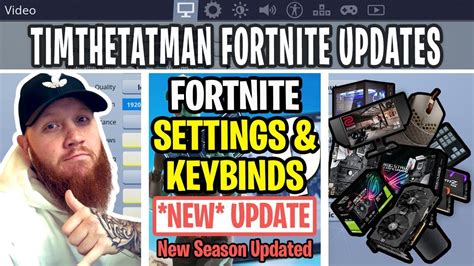 Timthetatman Fortnite Chapter 2 Settings Keybinds Sensitivity Gear And Setup Nov 2019 Update