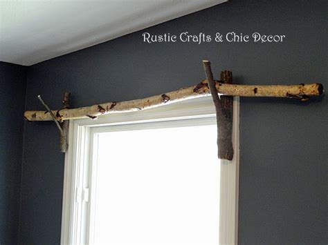 DIY Curtain Rods - Rustic Crafts & DIY