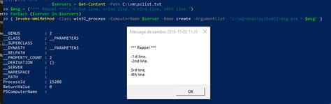 Powershell Send A Message Box To A List Of Remote Pc Stack Overflow