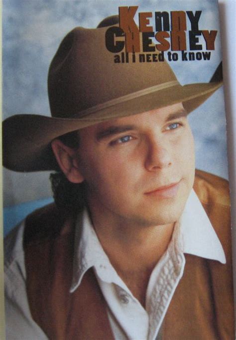 Kenny Chesney All I Need To Know 1995 Cassette Discogs