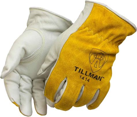 Tillman 1414 Top Grainsplit Cowhide Drivers Gloves Medium Work