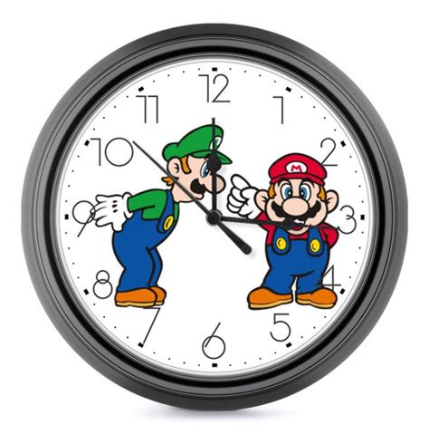 Juego De Reloj De Pared Super Mario Bros Mercado Libre