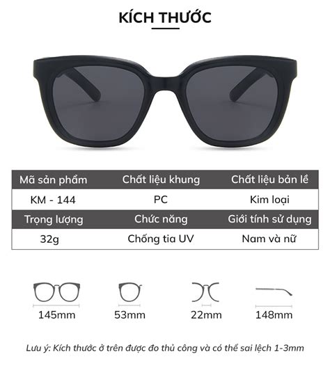 Kính râm Nam Nữ LATIO Hot Trend 2025 kính râm gọng to cổ điển chất liệu bền bỉ chống tia UV