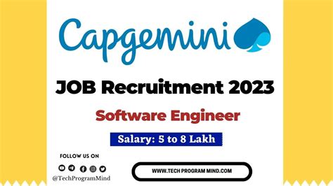 Capgemini Software Engineer Recruitment Capgemini Off Campus