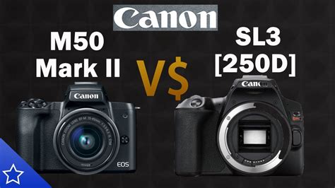 Canon Eos M Mark Ii Vs Canon Eos Rebel Sl Youtube