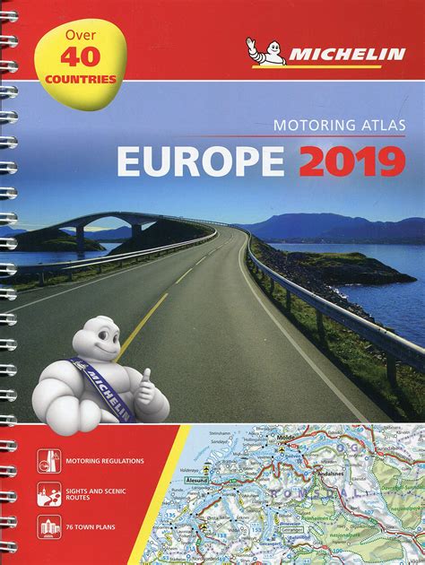 Buy Europe 2019 Tourist And Motoring Atlas A4 Spirale Tourist