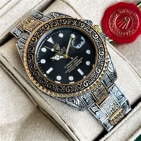 Rolex Submariner Fully Hand Engraved Cheap Sale Bellvalefarms