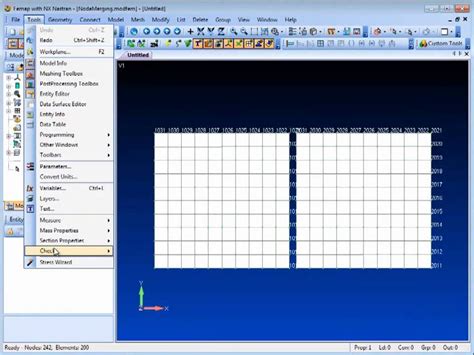 Femap Tips And Tricks Coincident Node Move Only Youtube