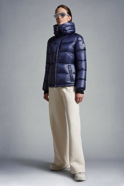 Piumino Corto Douro Blu Piumini Corti Donna Moncler It