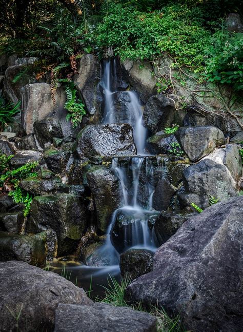 Waterfall Japan Garden Free Photo On Pixabay Pixabay